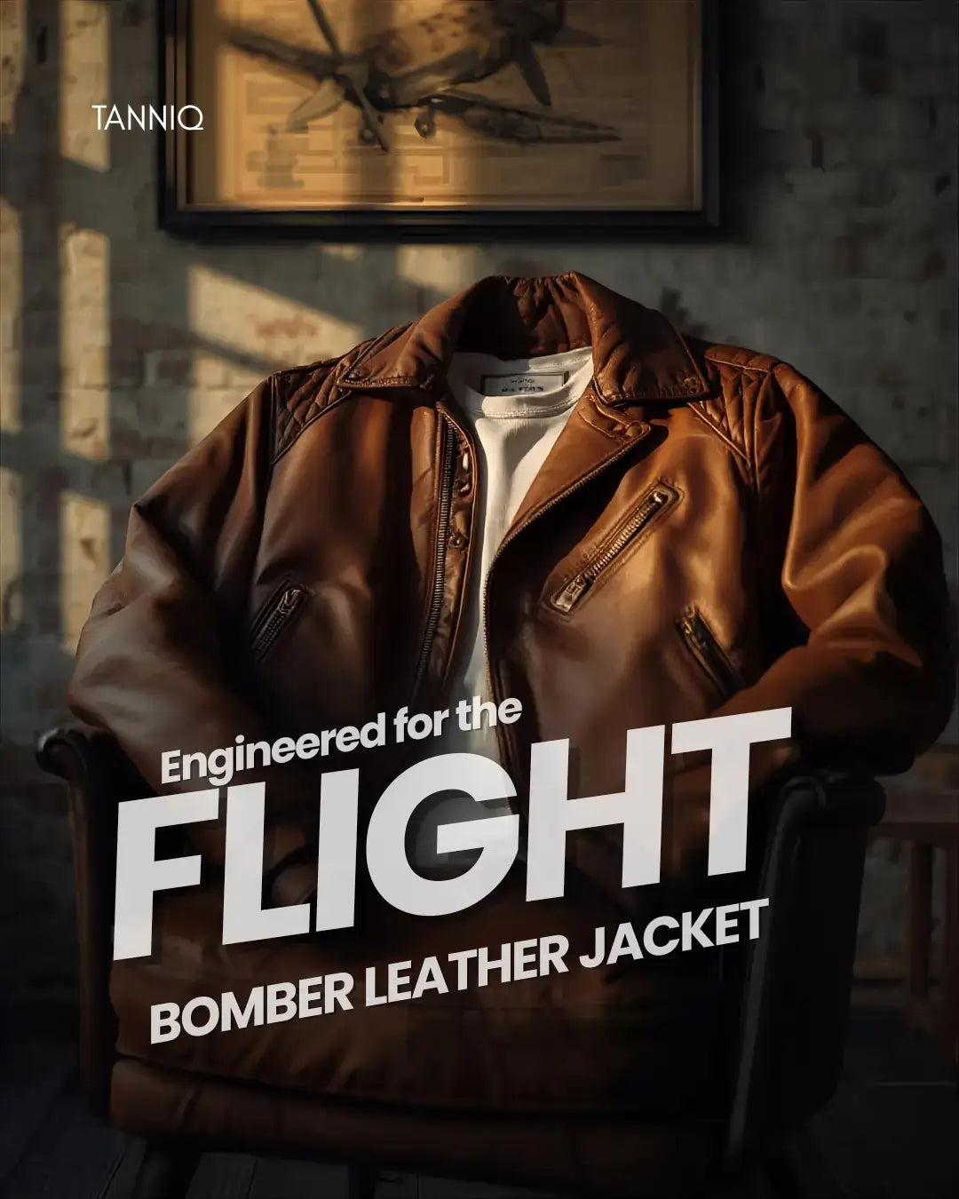 Men's Bomber and flight leather jackets