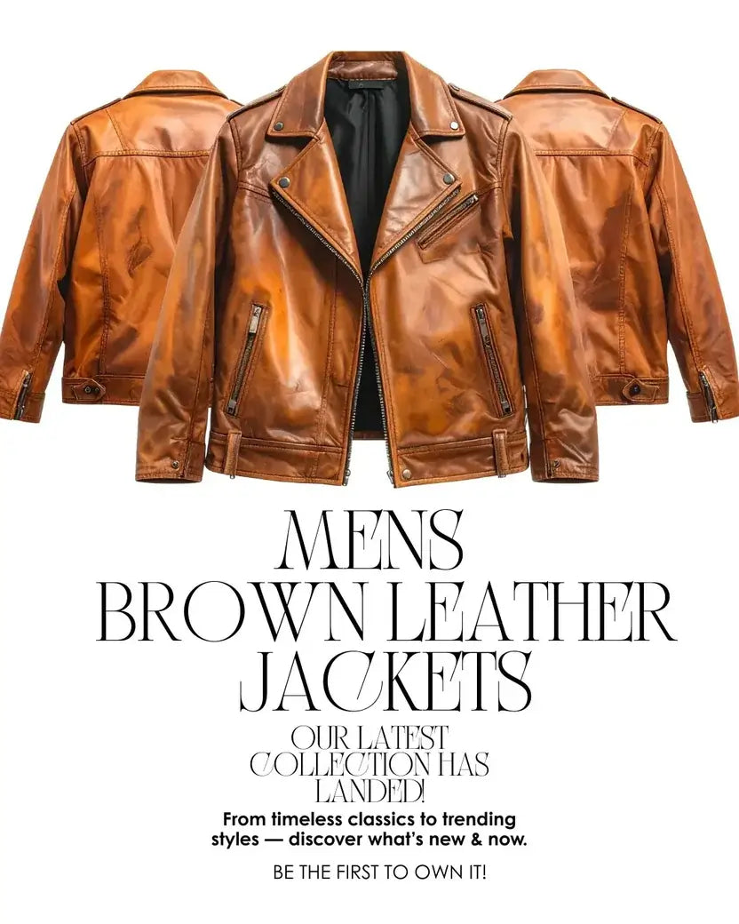 Men’s Brown Leather Jackets