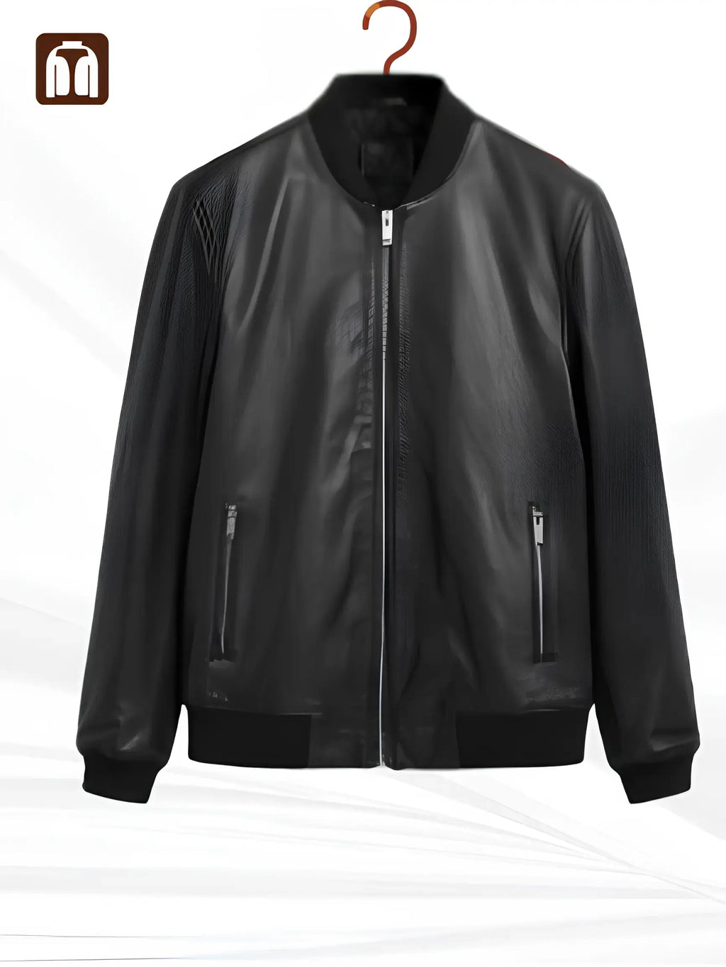 Tanniq Aero Sheepskin Bomber Leather Jacket