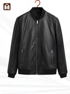 Tanniq Aero Sheepskin Bomber Leather Jacket