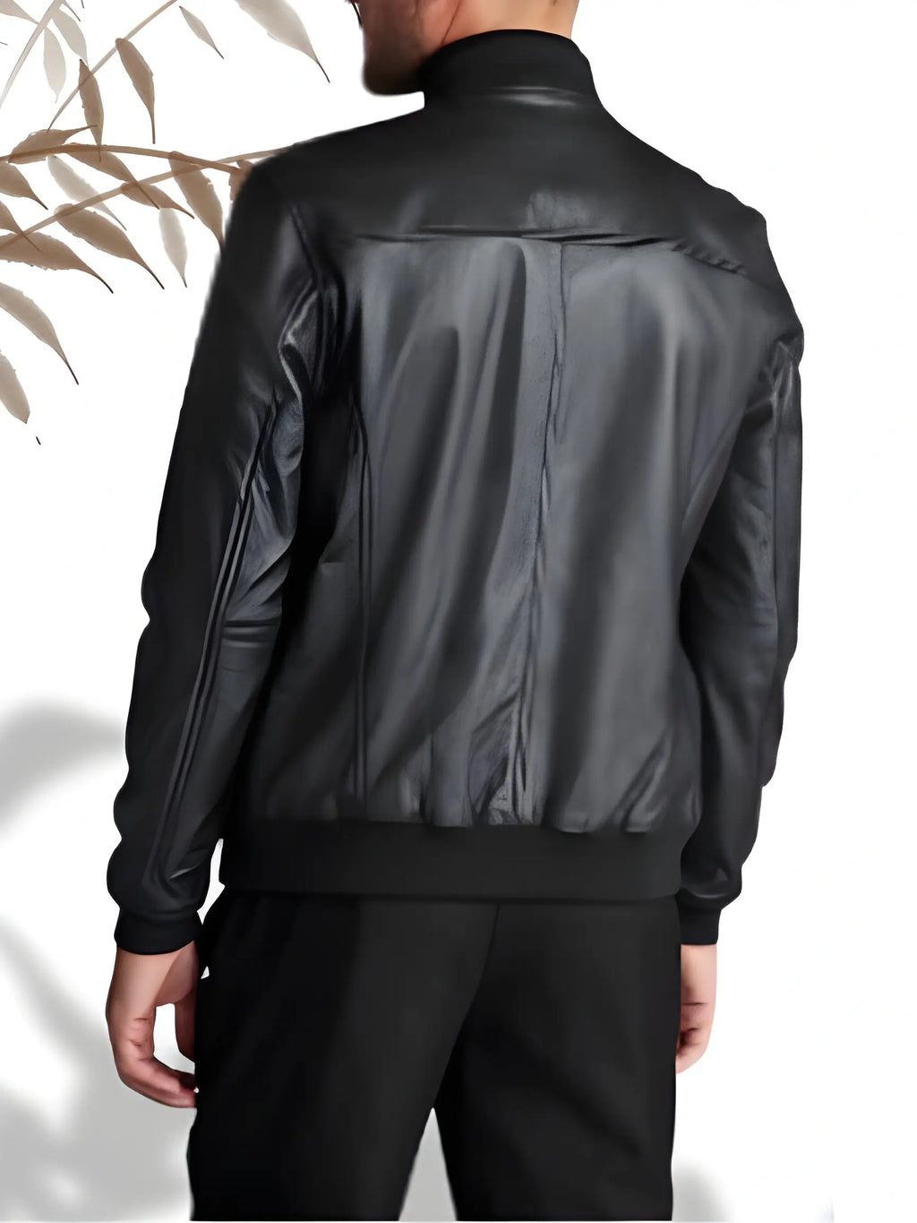 Tanniq Aero Sheepskin Bomber Leather Jacket
