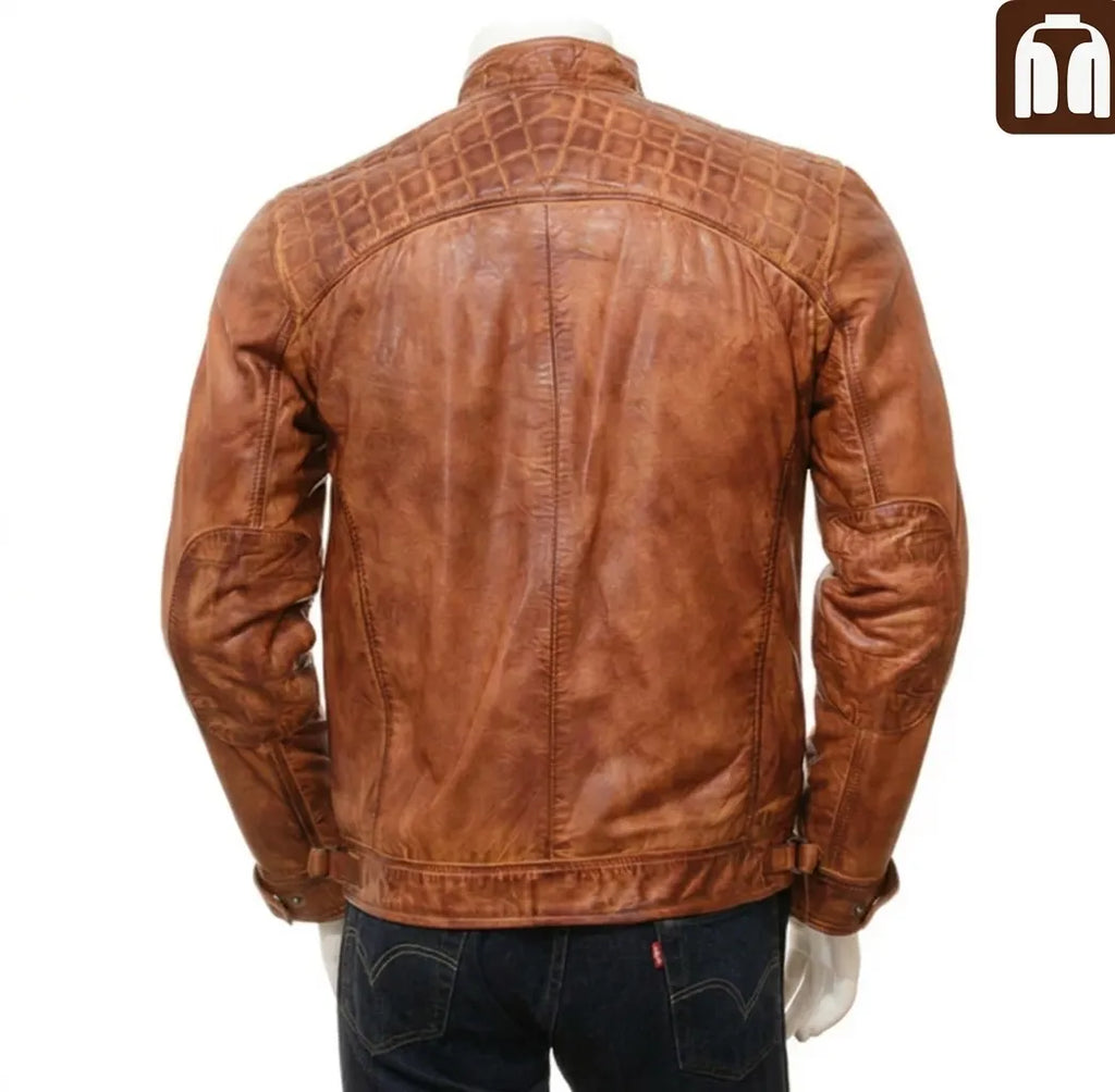Viper Tanniq Sheepskin Biker Jacket