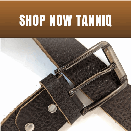 TANNIQ Hudson Classic Cowhide Leather Belt Casual Everyday Wear