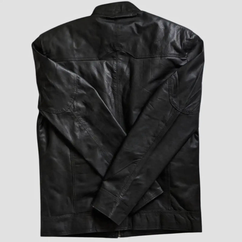 TANNIQ Iron Edge Sheepskin Biker Lightweight Jacket